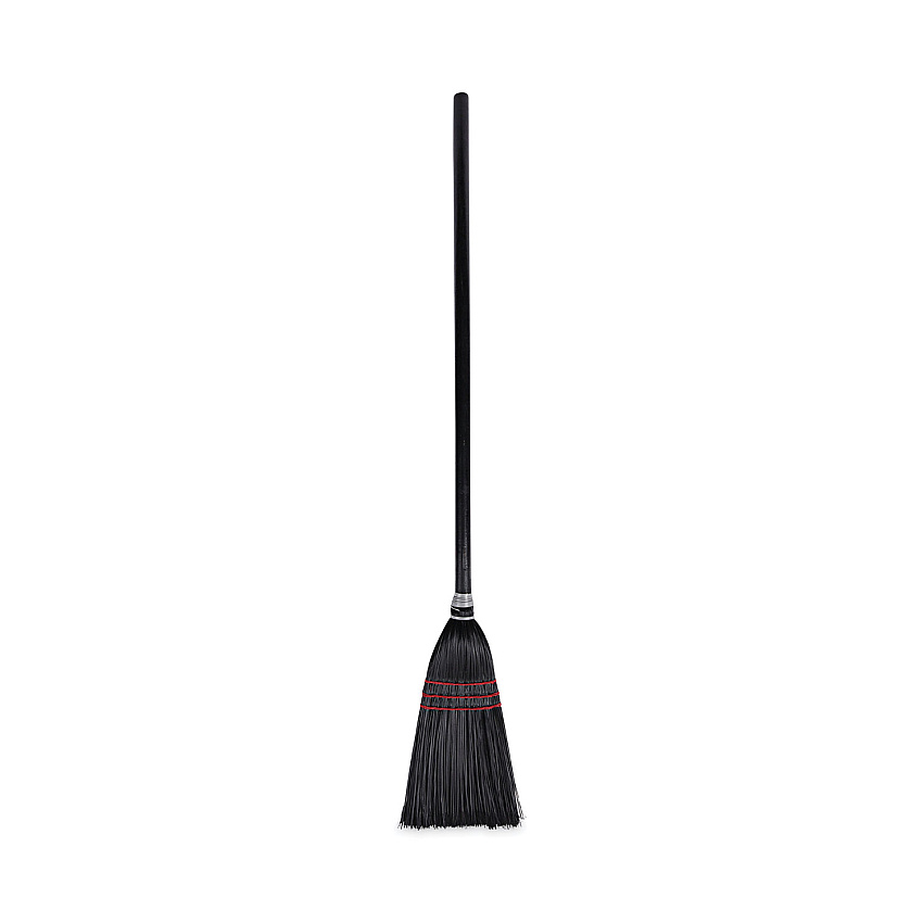 Boardwalk&reg; Poly Bristle Lobby Broom, 38" Handle, 12 Brooms (BWK951BP)