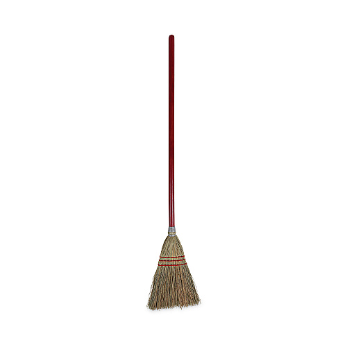 Boardwalk&reg; Lobby/Toy Broom, Fiber Bristles, 39" Wood Handle (BWK951TEA)