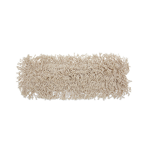 Boardwalk&reg; Mop Head, 4-Ply, Dust, Cotton, 18 x 3, White (BWK1018)