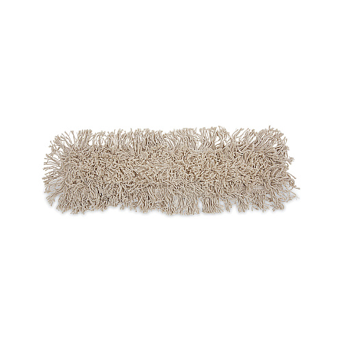 Boardwalk&reg; Mop Head, 4-Ply, Dust, Cotton, 24 x 3, White (BWK1024)