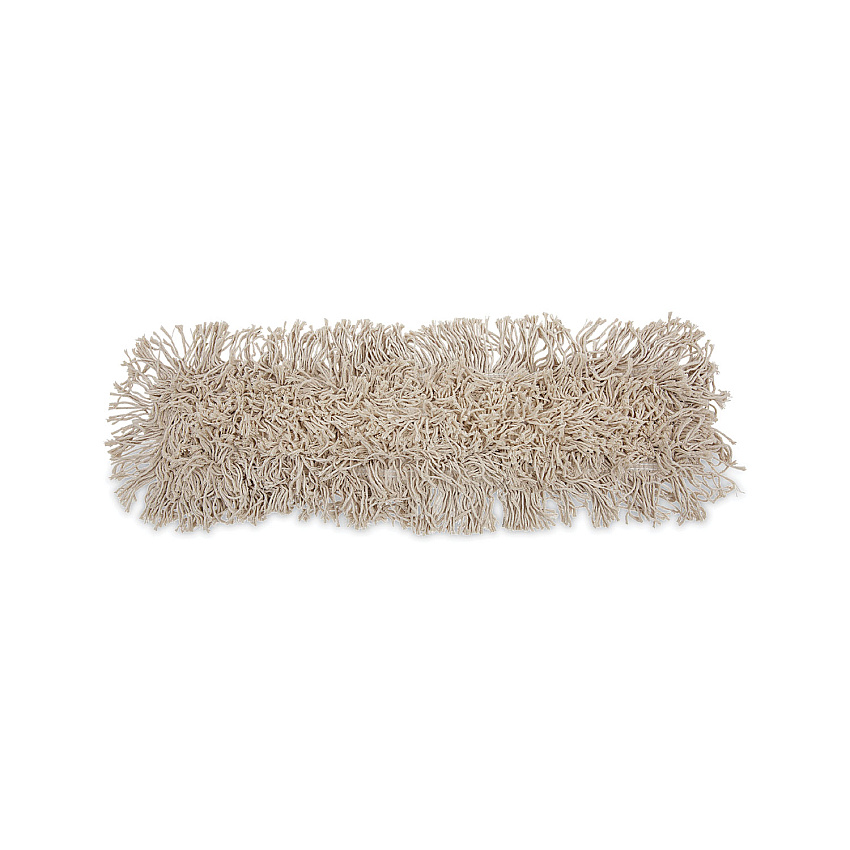 Boardwalk&reg; Mop Head, 4-Ply, Dust, Cotton, 24 x 3, White (BWK1024)