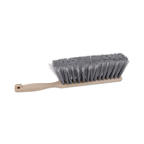 Boardwalk&reg; Flagged Plastic Bristle Counter Brush, 8", Tan Handle (BWK5408)