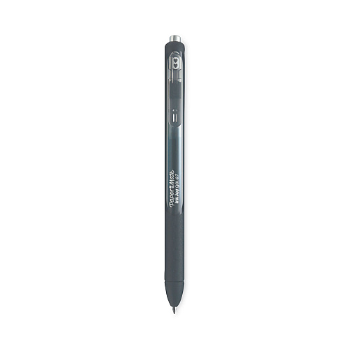 Paper Mate InkJoy Gel Pen, Retractable, Medium 0.7 mm, Black Ink, Black/Smoke Barrel, 3/Pack (1951637)