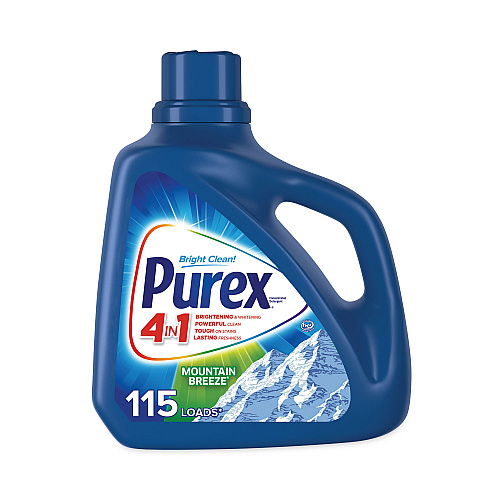 Purex&reg; Liquid Laundry Detergent, Mountain Breeze, 4 Bottles (05016CT)