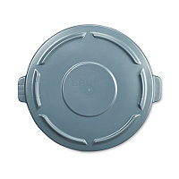 Brute Self-draining Flat Top Lids For 10 Gal Round Brute Container, 15.91