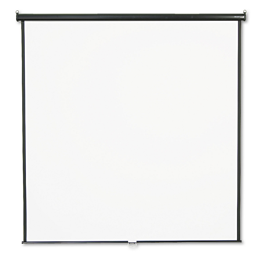 Quartet Wall or Ceiling Projection Screen, 84 x 84, White Matte Finish (684S)