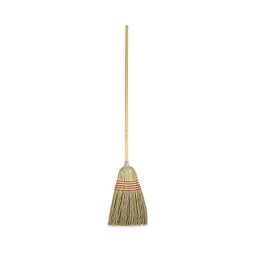 Boardwalk&reg; Parlor Broom, Yucca/Corn Fiber Bristles, 42" Handle (BWK926YEA)