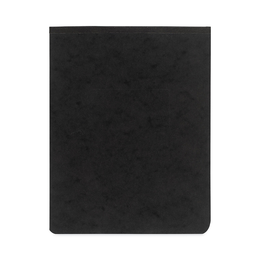 Acco PRESSTEX Report Cover with Tyvek Reinforced Hinge, Top Bound, Two-Piece Prong Fastener, 2" Capacity, 8.5 x 11, Black/Black (17021)