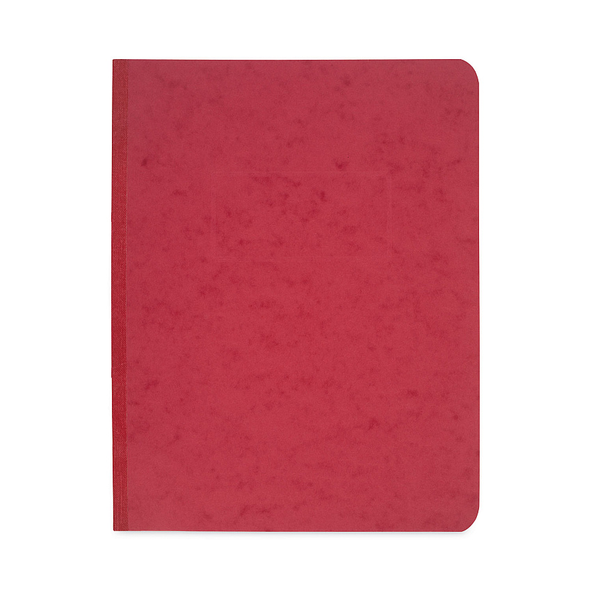 Acco Pressboard Report Cover with Tyvek Reinforced Hinge, Two-Piece Prong Fastener, 3" Capacity, 8.5 x 11, Red/Red (25978)
