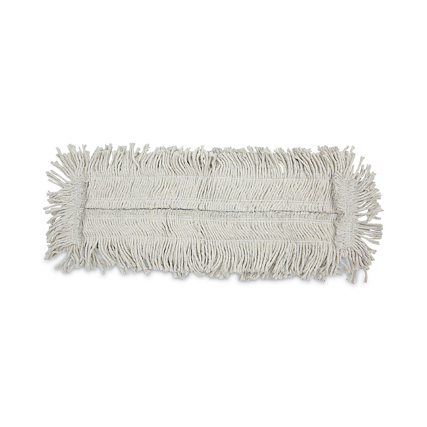 Boardwalk&reg; Disposable Dust Mop Head, Cotton/Synthetic, 24w x 5d, White (BWK1624)