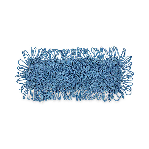 Boardwalk&reg; Mop Head, Dust, Looped-End, Cotton/Synthetic Fibers, Blue (BWK1118)