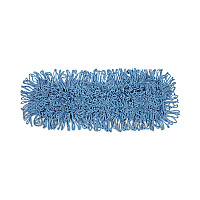 Boardwalk&reg; Dust Mop Head, Looped-End, Cotton/Synthetic, 24 x 5, Blue (BWK1124)