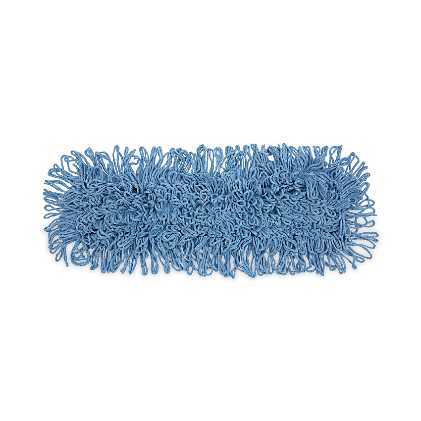 Boardwalk&reg; Dust Mop Head, Looped-End, Cotton/Synthetic, 24 x 5, Blue (BWK1124)
