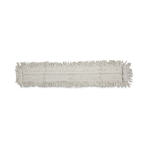 Boardwalk&reg; Mop Head, Dust, Cotton/Synthetic Fibers, 48 x 5, White (BWK1648)
