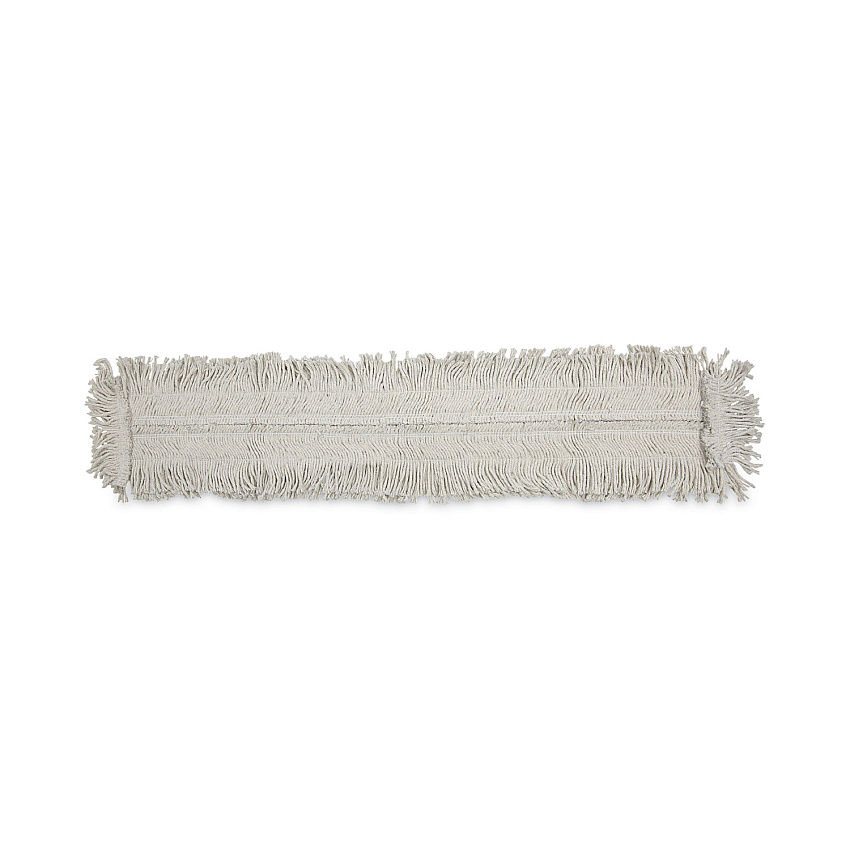 Boardwalk&reg; Mop Head, Dust, Cotton/Synthetic Fibers, 48 x 5, White (BWK1648)