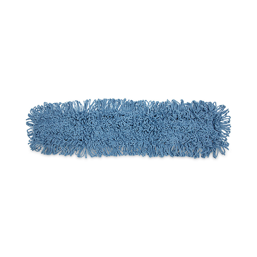 Boardwalk&reg; Dust Mop Head, Cotton/Synthetic, 36 x 5, Looped-End, Blue (BWK1136)