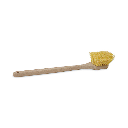 Boardwalk&reg; Plastic Bristle Utility Brush, 20", Tan Handle (BWK4320)