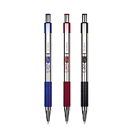Zebra F-301 Ballpoint Pen, Retractable, Fine 0.7 mm, Assorted Ink and Barrel Colors, 4/Pack (27174)