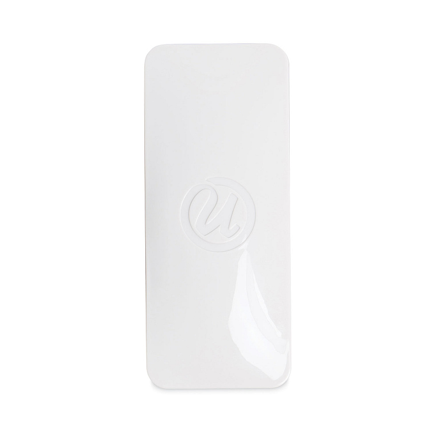 U Brands Side Magnetic Dry Erase Board Eraser, 5" x 2" x 1" White - Rectangle - Felt - 1 Each - Magnetic, Contoured (583U0648)