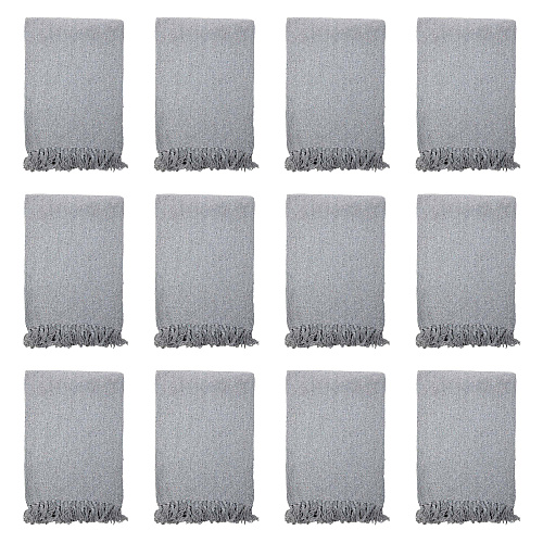 Common Ground Throw 50x70 Gray - Case Of 12 (THROW-50X70-GY-CS)