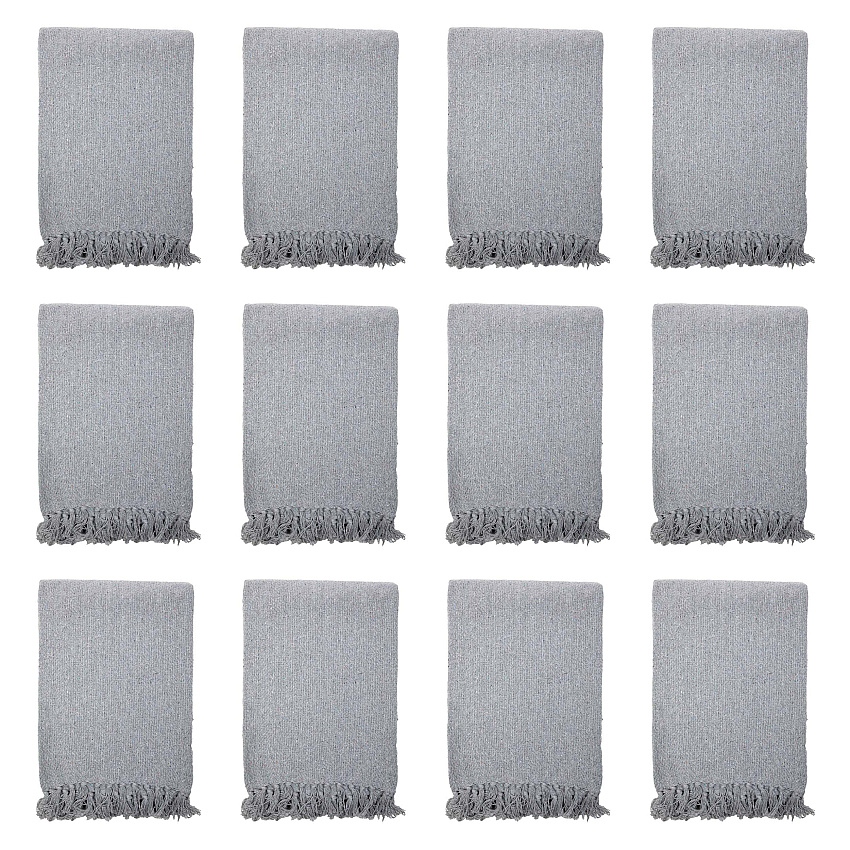 Common Ground Throw 50x70 Gray - Case Of 12 (THROW-50X70-GY-CS)