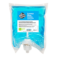 Touch Point Luxury Blue Foaming Hand Soap, 34 Fl Oz, 4 Pouches/case, Case Of 4 (441250TP)