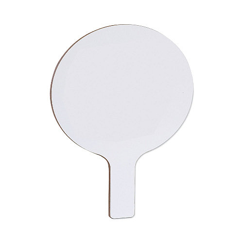 Flipside Dry Erase Paddle, 9 x 5, White Surface, 12/Pack (10036)