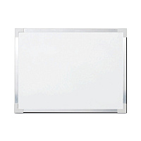 Flipside Framed Dry Erase Board, 48 x 36, White Surface, Silver Aluminum Frame (17641)