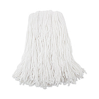 Boardwalk&reg; Premium 16 oz Cut-End Rayon Wet Mop Heads, White, 12 Mops (BWK216RCT)