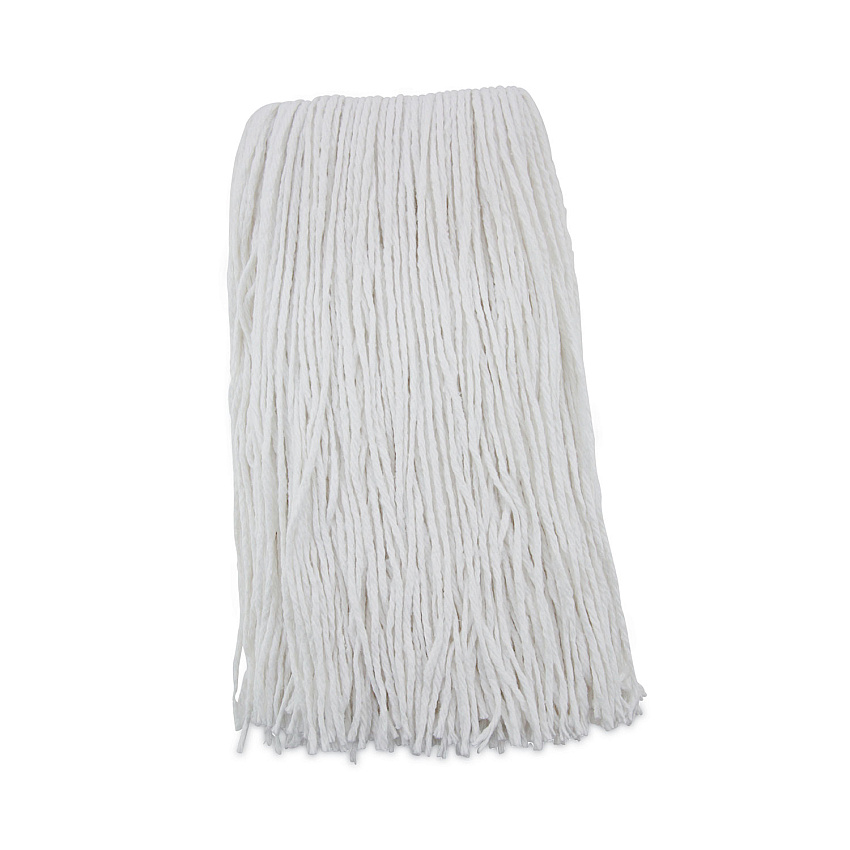 Boardwalk&reg; Premium 20 oz Cut-End Rayon Wet Mop Heads, White, 12 Mops (BWK220RCT)