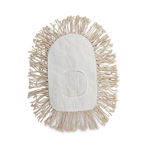 Boardwalk&reg; Wedge Dust Mop Head, Cotton, 17 1/2l x 13 1/2w, White (BWK1491)