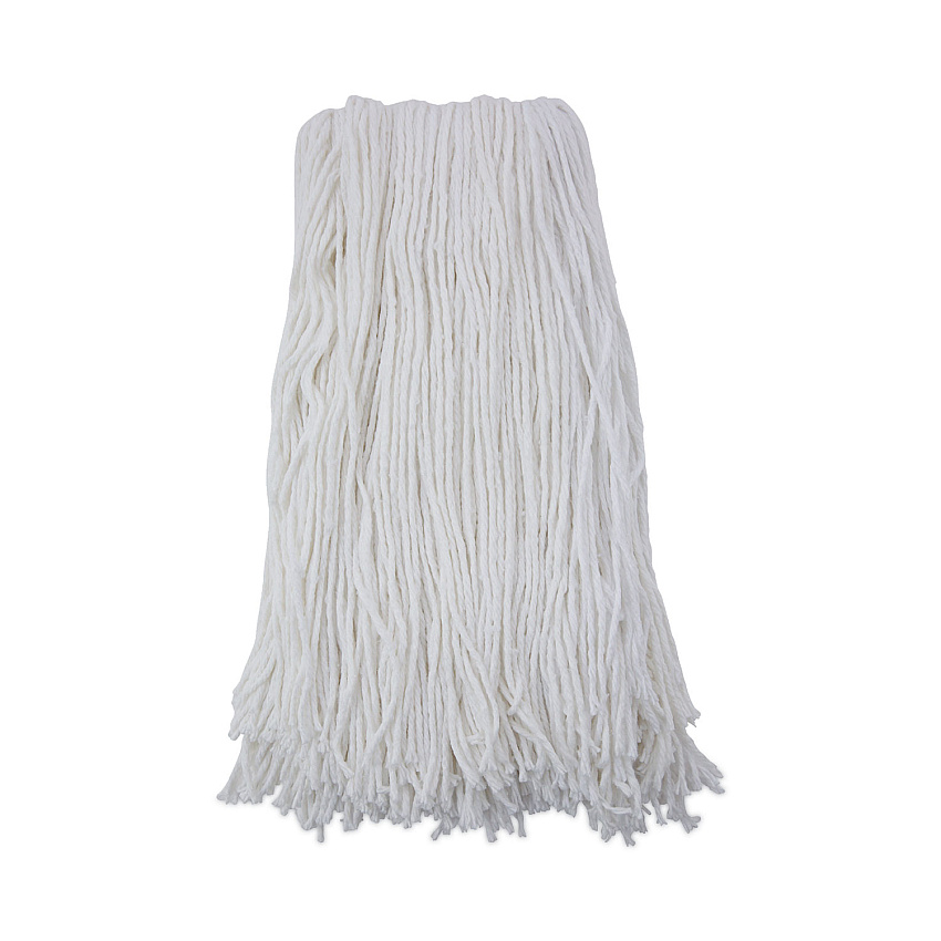 Boardwalk&reg; Cut-End Wet Mop Head, Rayon, No. 32, White, 12/Carton (BWK2032RCT)