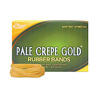 Alliance Pale Crepe Gold Rubber Bands, Size 64, 0.04