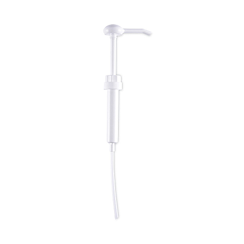 Boardwalk&reg; Siphon Pump, 1 oz/Pump, Plastic, White, 13-1/4", 12 Pumps (BWK00417)
