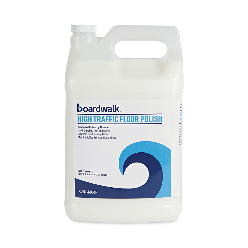 Boardwalk&reg; High Traffic Floor Polish, Fast Dry, 4 Gallons (BWK4404F)
