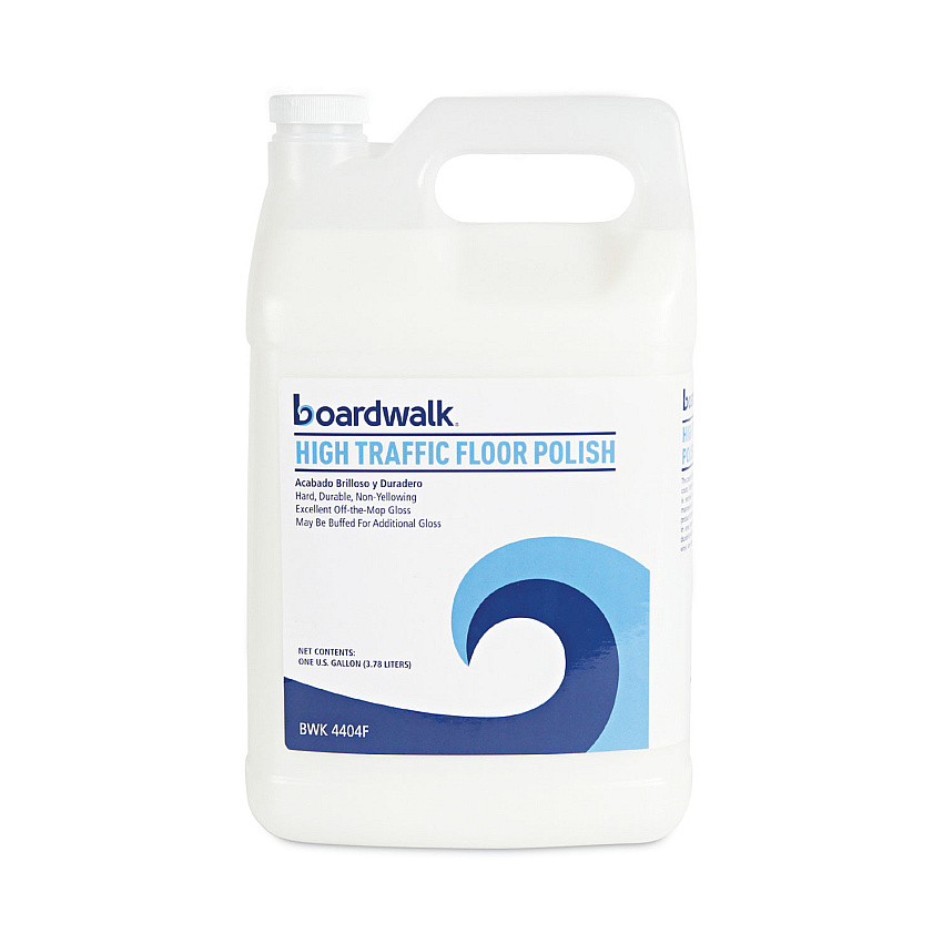 Boardwalk&reg; High Traffic Floor Polish, 1 Gallon Bottle (BWK4404FEA)