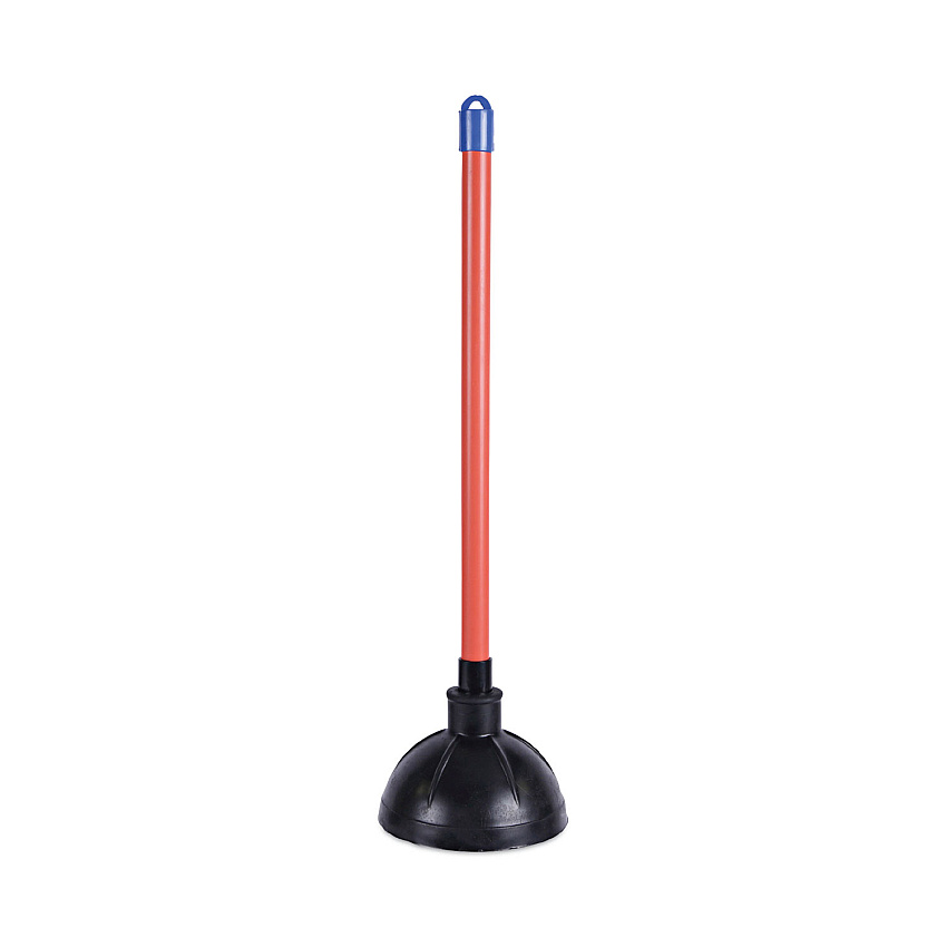 Boardwalk&reg; Toilet Plunger, 18" Handle w/ 5 5/8" Dia Bowl, 6 Plungers (BWK09201)