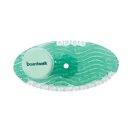 Boardwalk&reg; Curve Air Freshener, Cucumber Melon, Green, 10/Box (BWKCURVECME)
