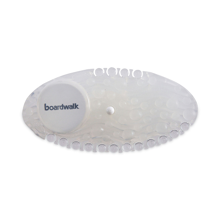 Boardwalk&reg; Curve Air Freshener, Mango, Clear, 10/Box (BWKCURVEMAN)