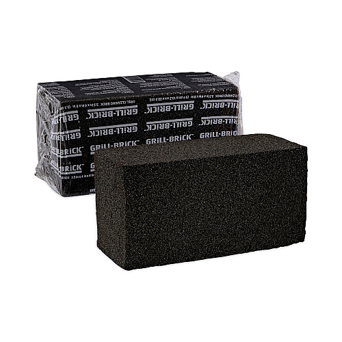 Boardwalk&reg; Grill Brick, 8 x 4, Black, 12 Grill Bricks (BWKGB12PC)