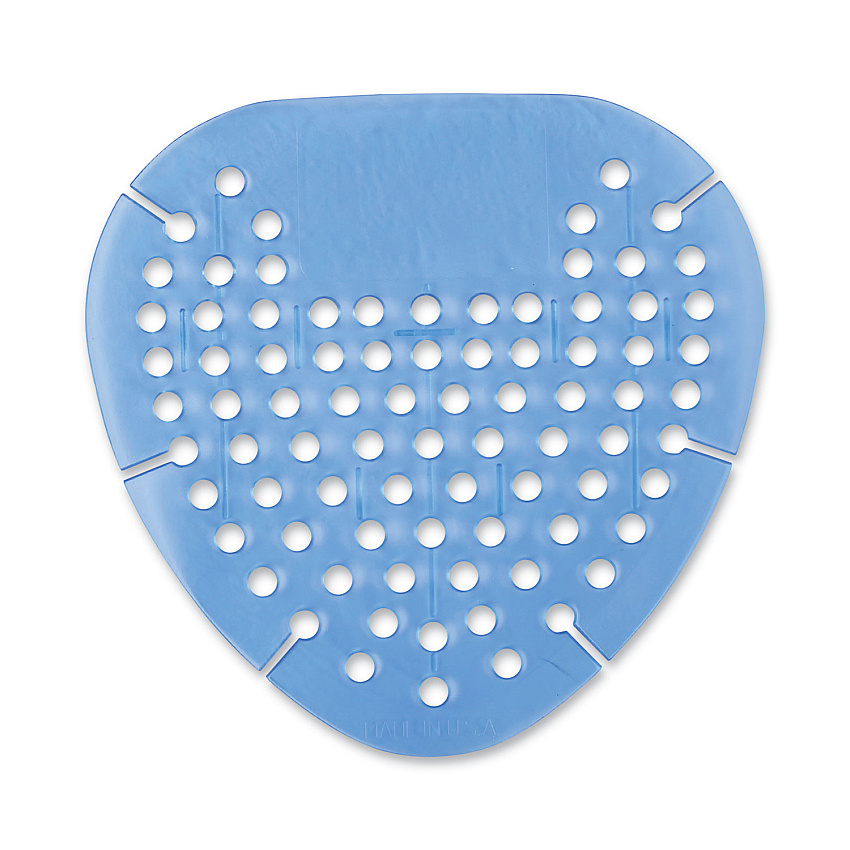 Boardwalk&reg; Gem Urinal Screen, Cotton Blossom, Blue, 12 Screens (BWKGEMCBL)