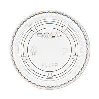 Portion/souffle Cup Lids, Fits 3.25 Oz, 4 Oz, 5.5 Oz Portion Containers, Clear, 125 Lids/sleeve, 20 Sleeves/carton