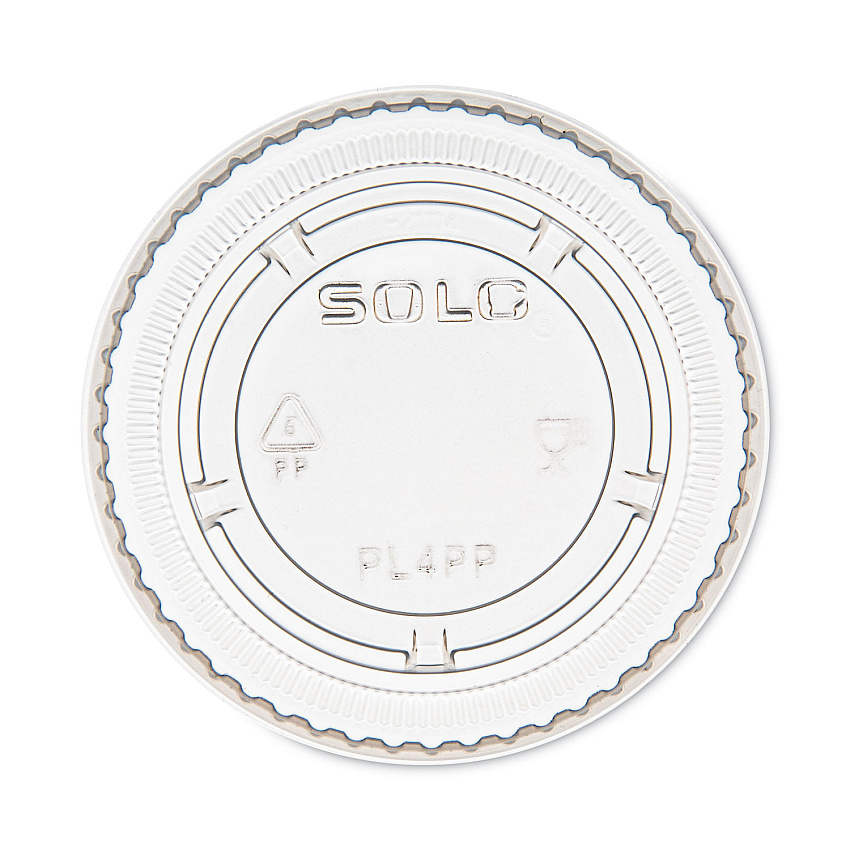 Portion/souffle Cup Lids, Fits 3.25 Oz, 4 Oz, 5.5 Oz Portion Containers, Clear, 125 Lids/sleeve, 20 Sleeves/carton