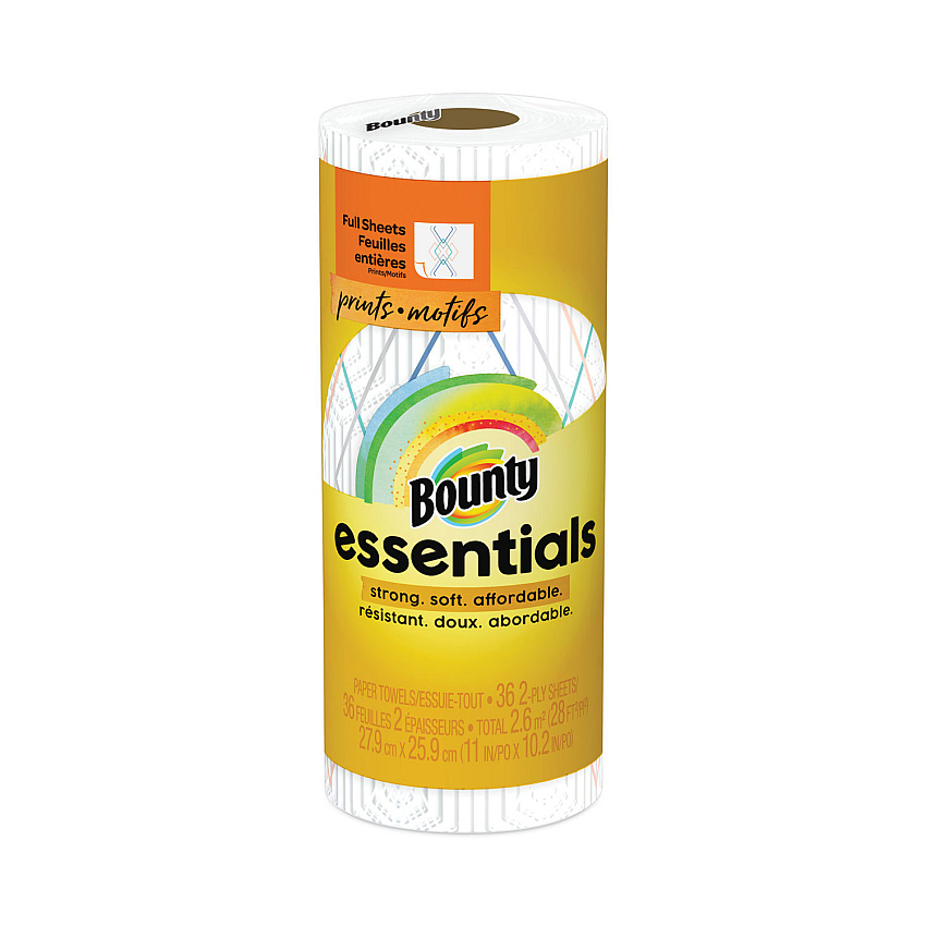 Bounty&reg; Essentials Kitchen Paper Towels, 2-Ply, 40 Sheet Roll (74657RL)
