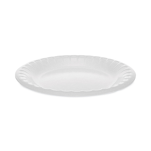 Pactiv Placesetter Deluxe Laminated Foam Dinnerware, Plate, 6" dia, White, 1,000/Carton (0TK100060000)