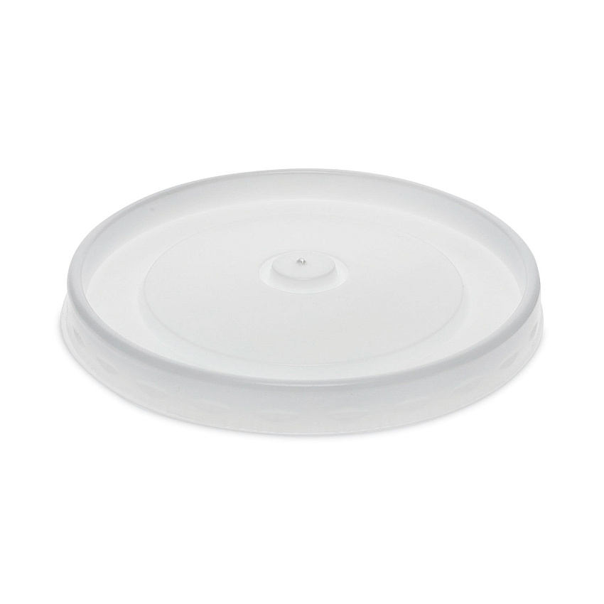 Pactiv Paper Soup Cup Lid, For 32 oz Soup Cups, 3.13" Diameter x 0.69"h, White, Plastic, 500/Carton (D32LD)