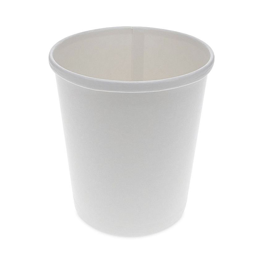 Pactiv Paper Round Food Container, 32 oz, 5.13" Diameter x 4.5"h, White, 500/Carton (D32RB)