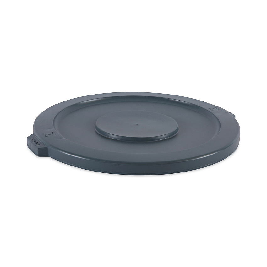 Boardwalk&reg; Flat-Top Lids for 32 gal Waste Receptacle, Rnd, Gy, EA (BWK32GLWRLIDG)
