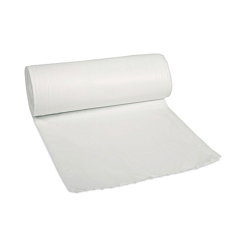 Boardwalk&reg; Can Liners, 30 gal, White, 10 Bags/Roll, 20 Rolls/Carton (BWK511)