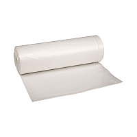 Boardwalk&reg; Low-Density Can Liners, 33 gal, White, 6 Rolls of 25 Bags (BWK512)